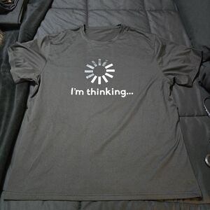 Black 'I'm Thinking' Graphic Tee